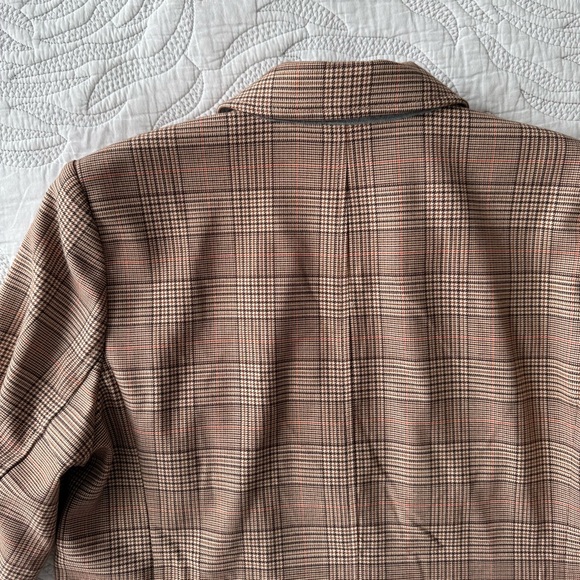 Loft - Petite Plaid Double Breasted Blazer - Picture 10 of 15